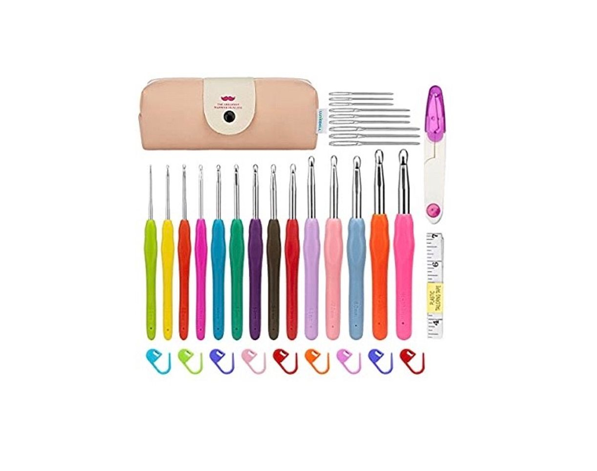 Social Kit agulhas de crochê e acessórios 