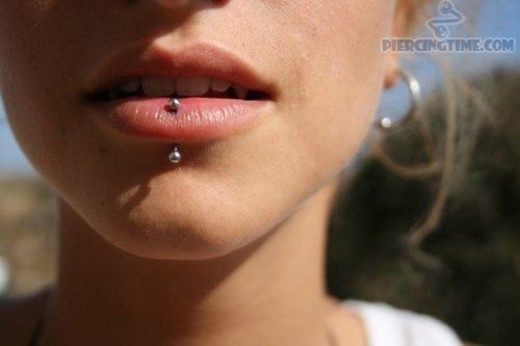 Piercing labial 