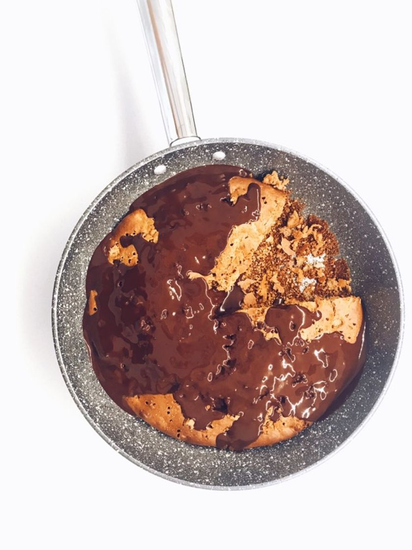 Bolo de cenoura na frigideira