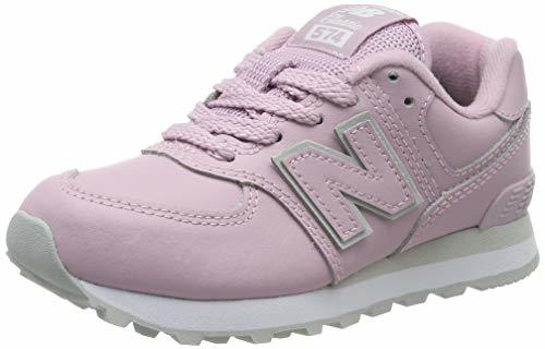 Moda New Balance 574v2, Zapatillas para Niñas, Rosa