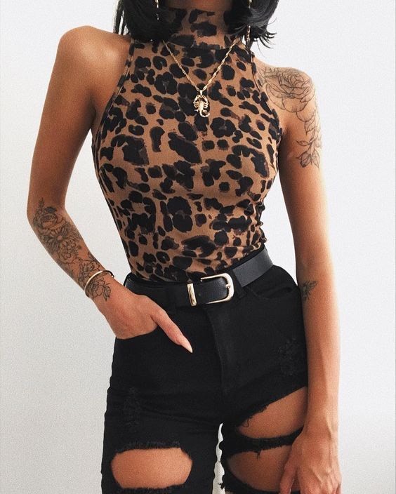 Moda Leopard print 