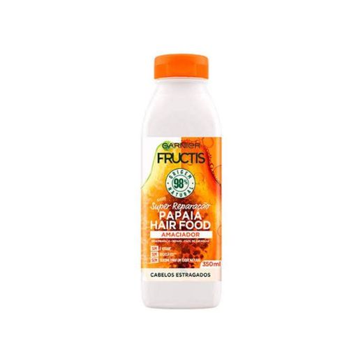 Fructis Hair Food Papaia Amaciador Super Reparação 350ml