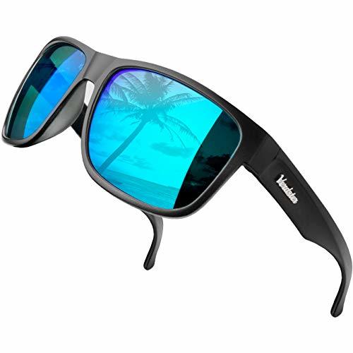 Producto Gafas de sol Polarizadas XL Para Hombres - Lentes Espejados Azules -