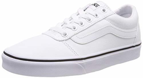 Moda Vans Ward, Zapatillas para Mujer, Blanco