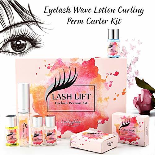 Product Luckyfine Kit de Permanente de Pestañas, Eyelash Perm Liquid Eyelash Wave -