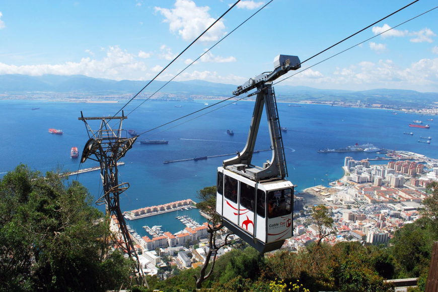 Fashion Gibraltar Cable Car