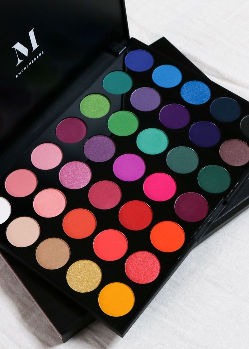 Social Morphe Pro 35 Color Eyeshadow Makeup Palette - GLAM