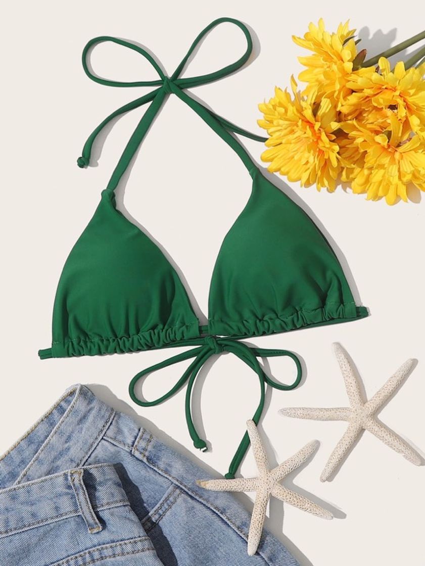 Product Triangle Tie Back Bikini Top