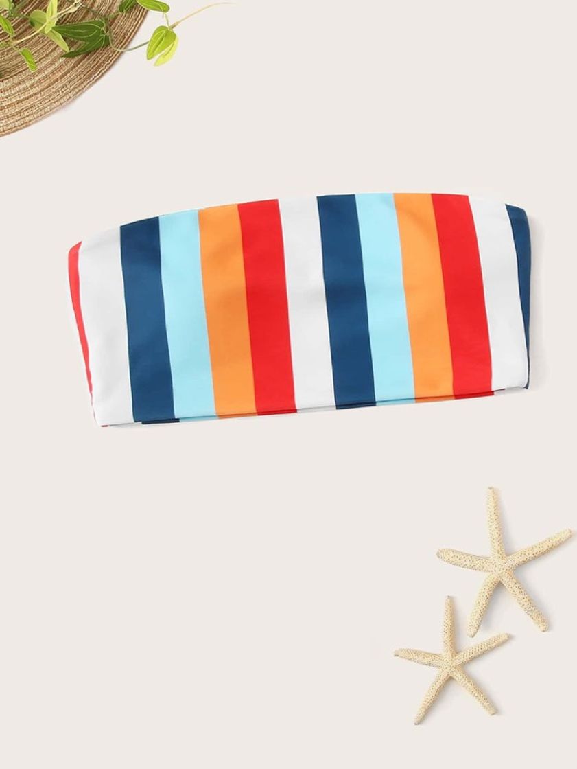 Product Striped Bikini Bandeau