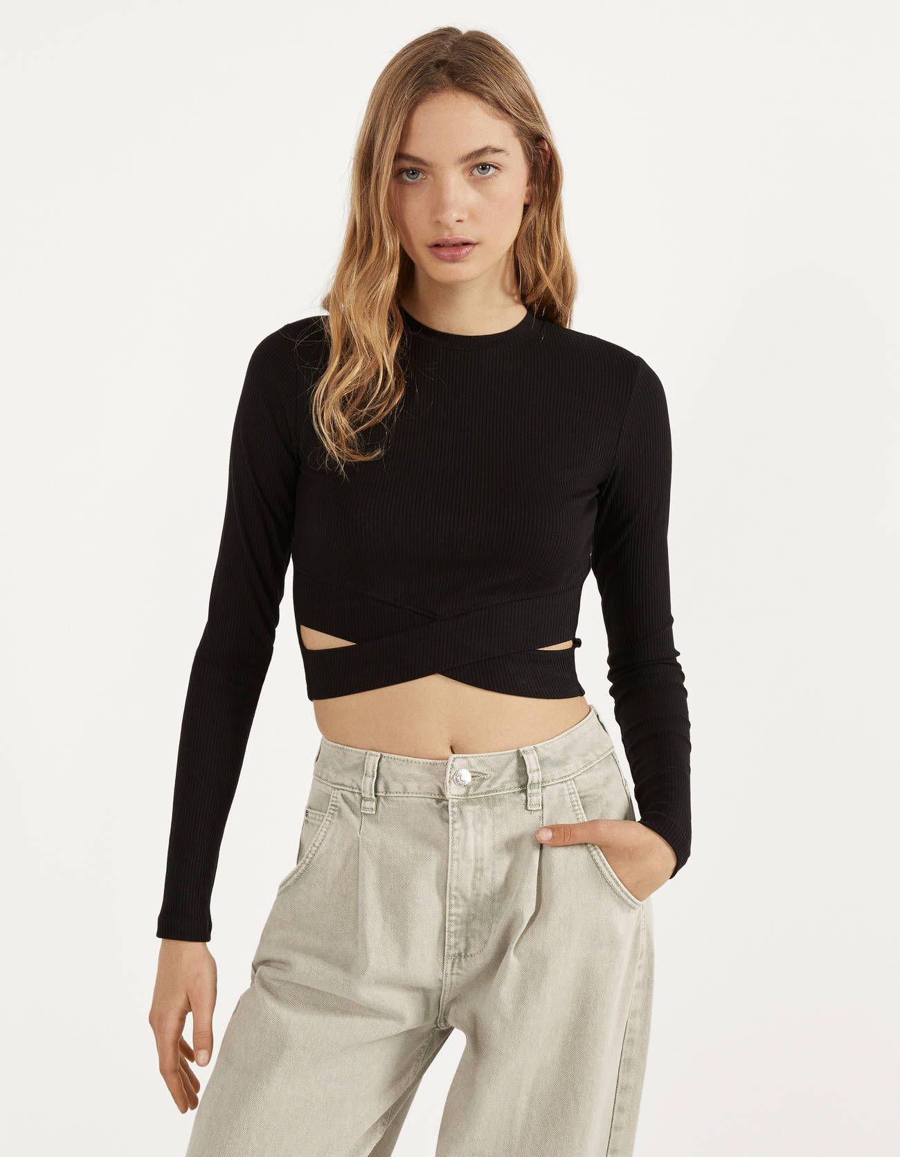 Social T-shirt com abertura lateral