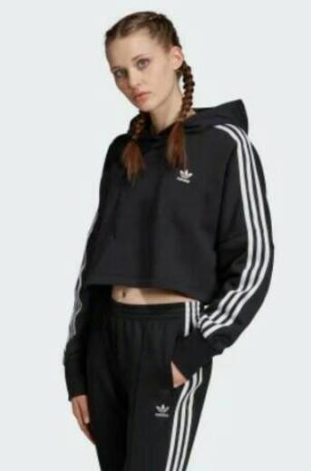 Sweat curta feminina adidas