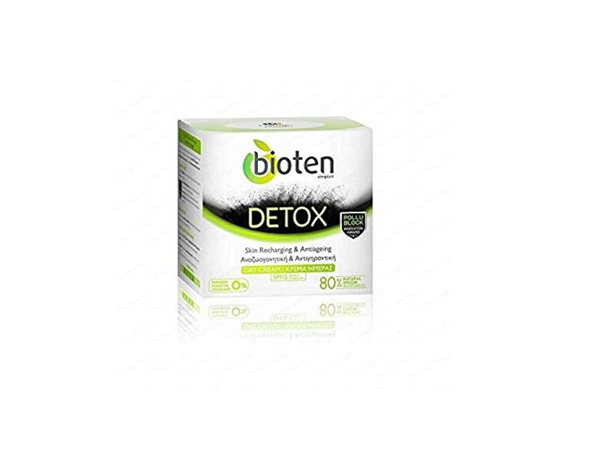 Belleza Bioten Detox - Crema de día antienvejecimiento para recargar la piel