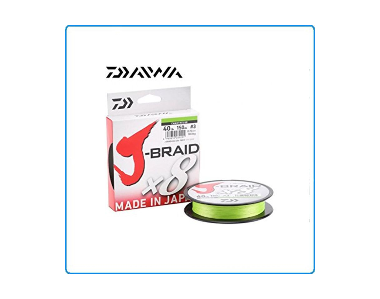 Product Daiwa J- Braid X8, chartreuse, 0.18mm, 12.0kg