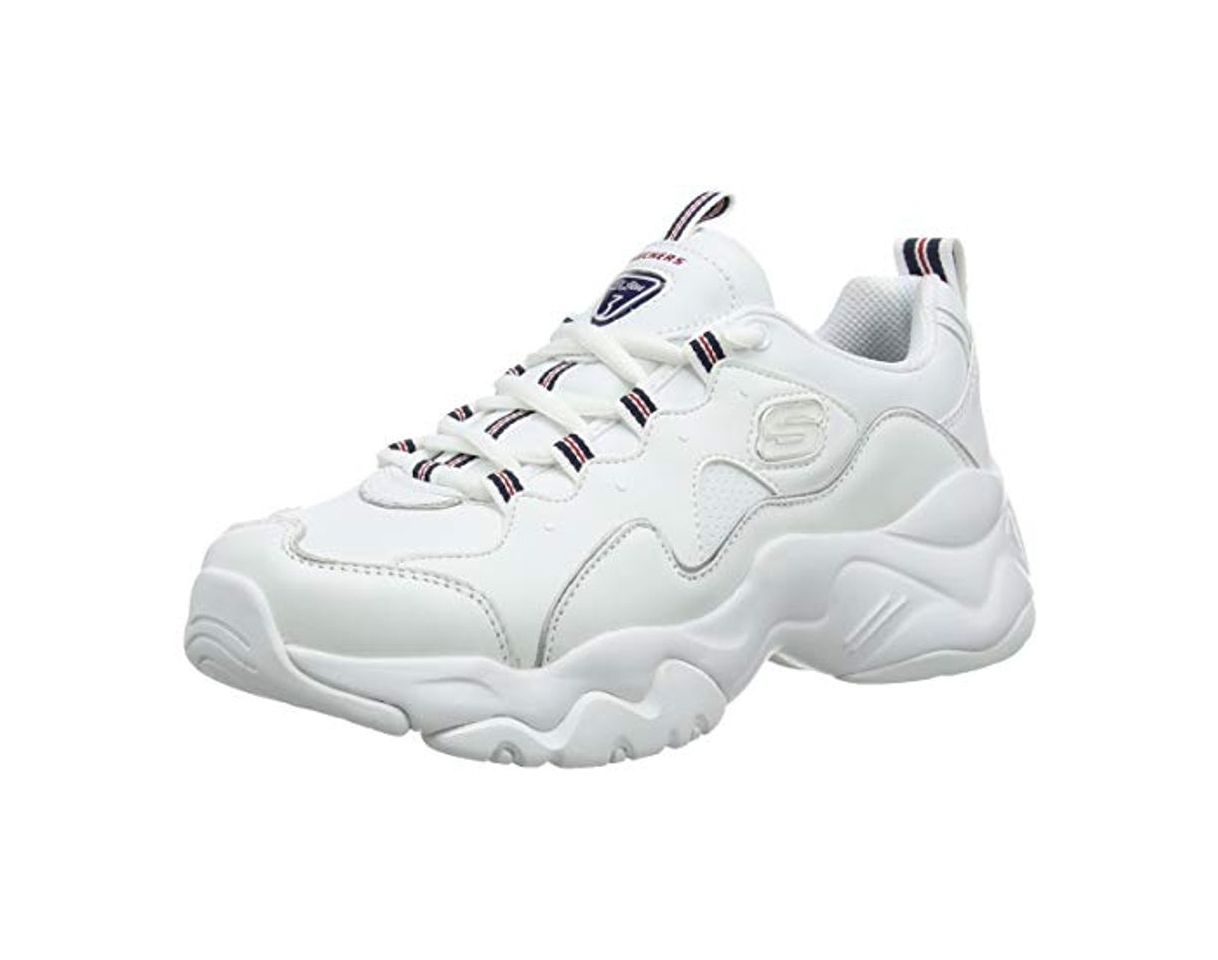 Moda Skechers Women's D'LITES Trainers , Blanco