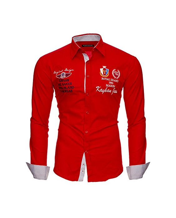 Moda Kayhan Hombre Camisa Monaco Red