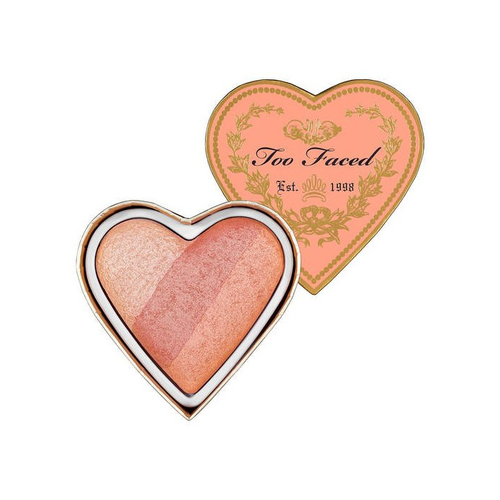 Social TOO de raso y corazones de la perfecto Flush Blush Peach playa