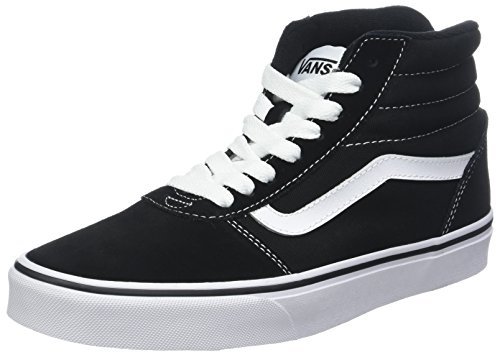 Fashion Vans Ward Hi Hombre, Zapatillas Altas, Negro