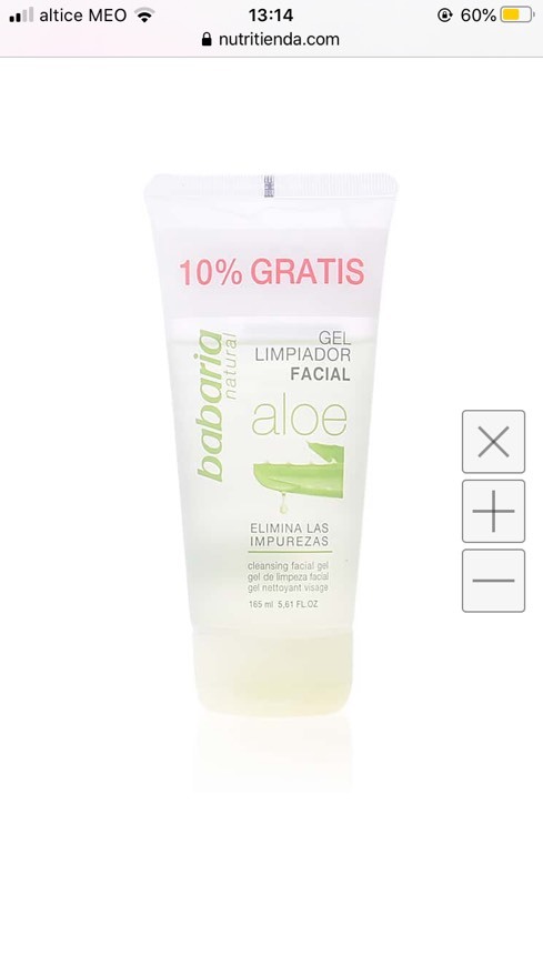 Producto Gel Limpador Facial