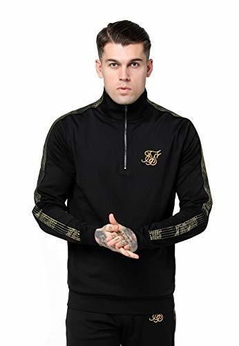 Moda Sudadera SIK SILK BLACK GOLD EDIT TRACK TOP