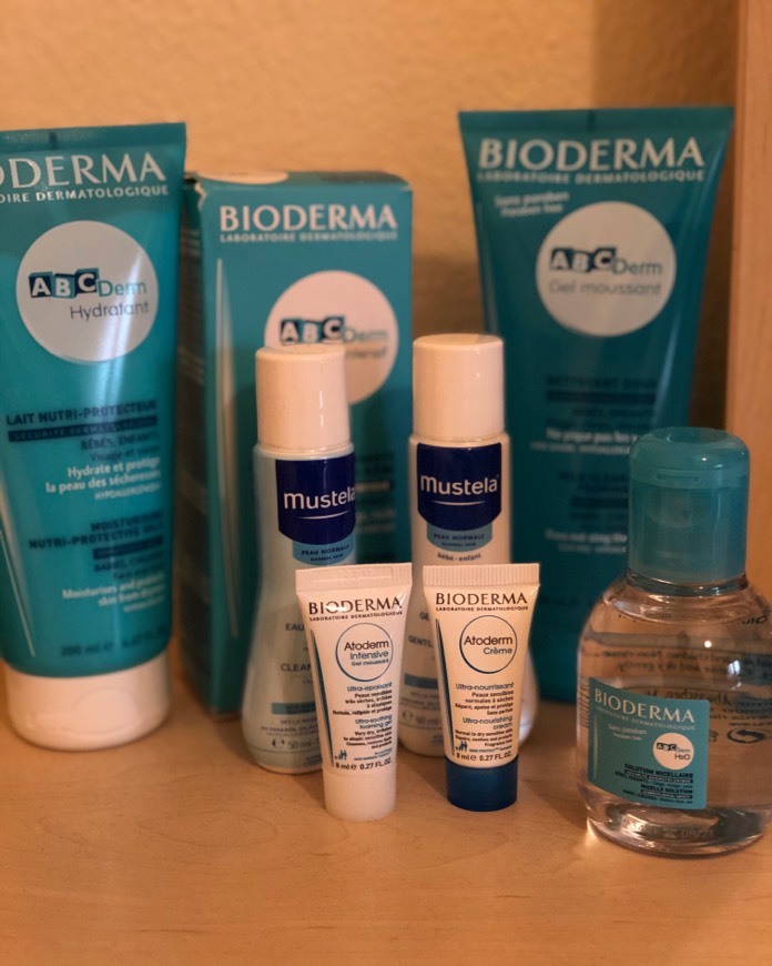 Producto Cremes Biorderma e Mustela 