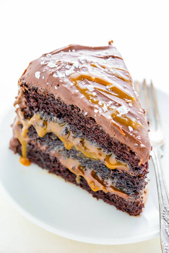 Fashion Chocolate caramel cake