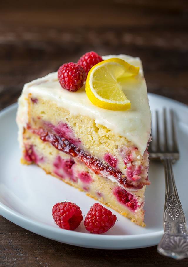 Fashion Lemon raspberry cake