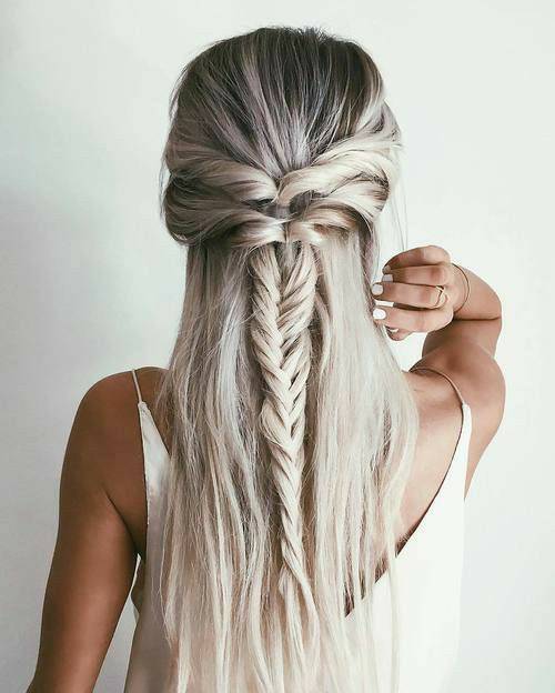 Fashion Twist and fishtail braid