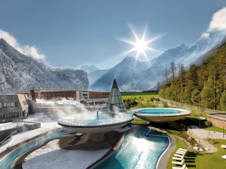 Lugar AQUA DOME - Tirol Therme Längenfeld