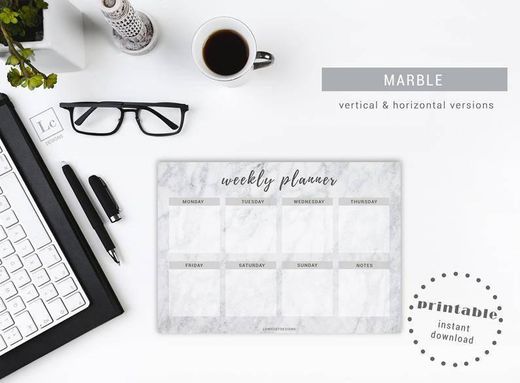 Marble Weekly Planner