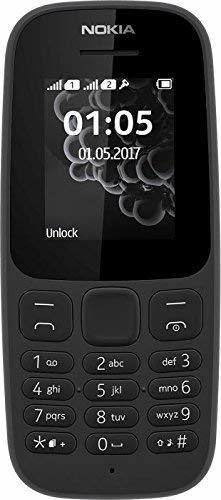 Electrónica Nokia 105 DS Teléfono móvil, SIM doble, 4.57 cm