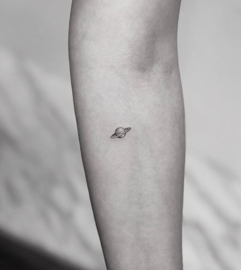 Fashion Saturn Tattoo