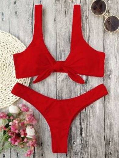 Red bikini zaful