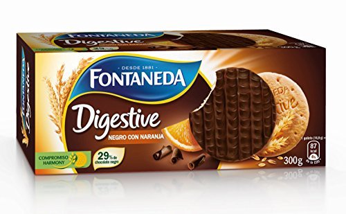 Product Fontaneda Digestive Galletas Negras con Naranja