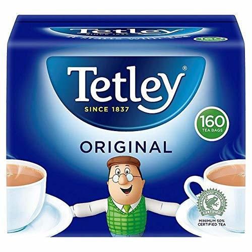 Bolsitas de té Tetley 160 por paquete