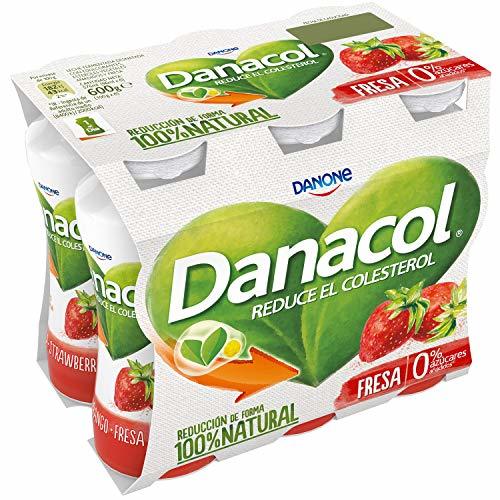 Producto Danone Danacol Fresa - Paquete de 6 x 16.67 ml - Total