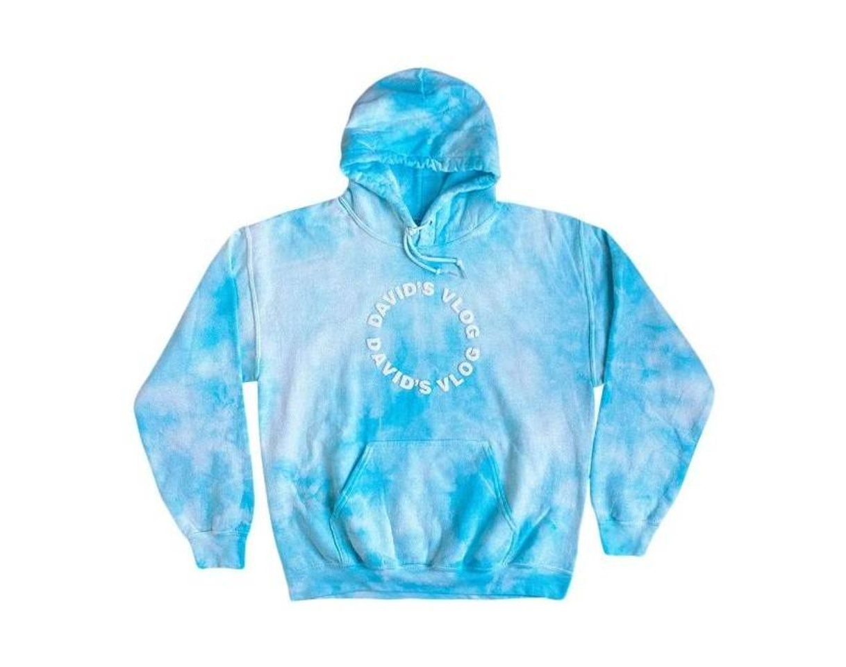 Fashion Blue Cloud Hoodie