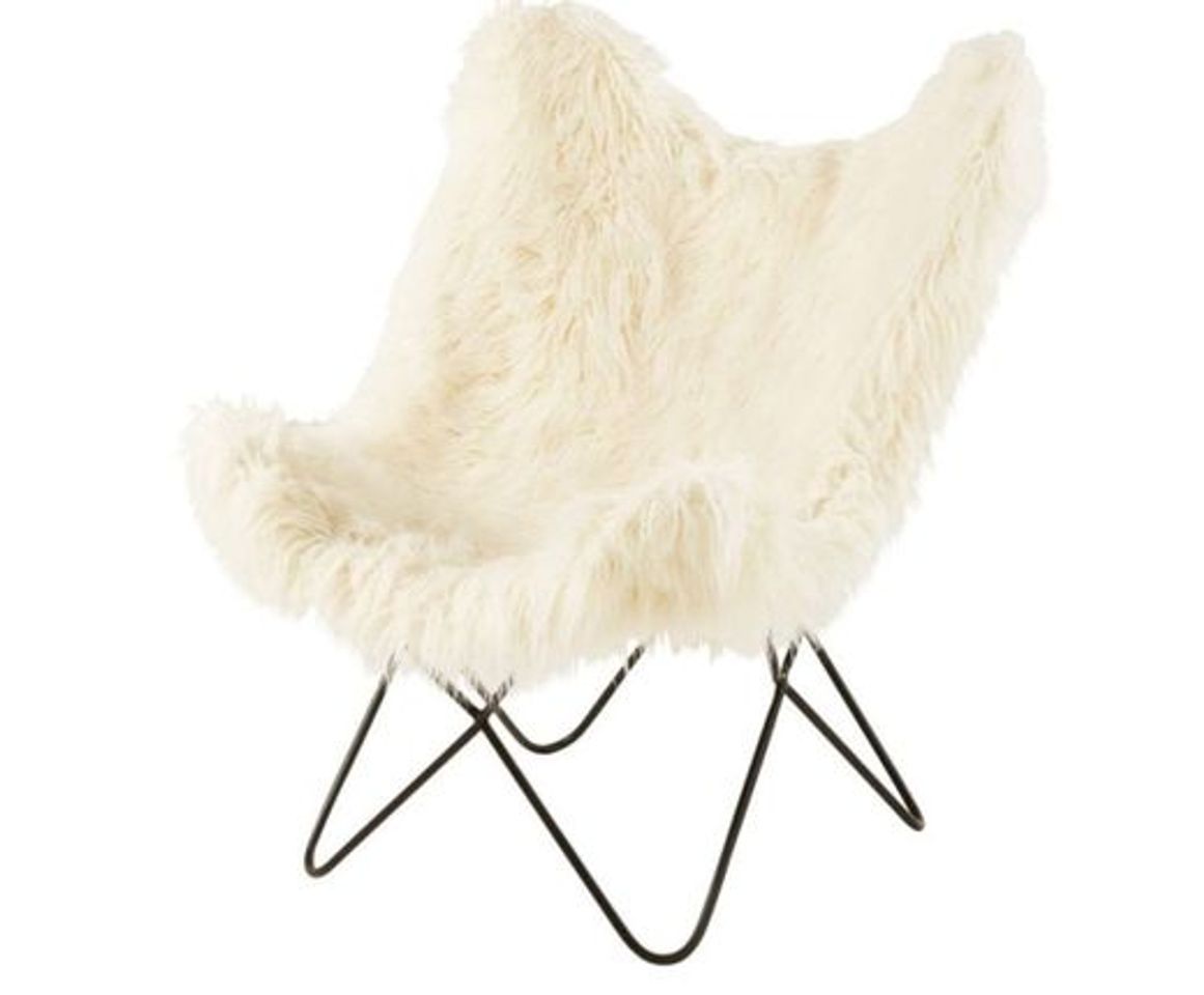 Social Sillón de imitación a piel marfil Grizzli | Maisons du Monde