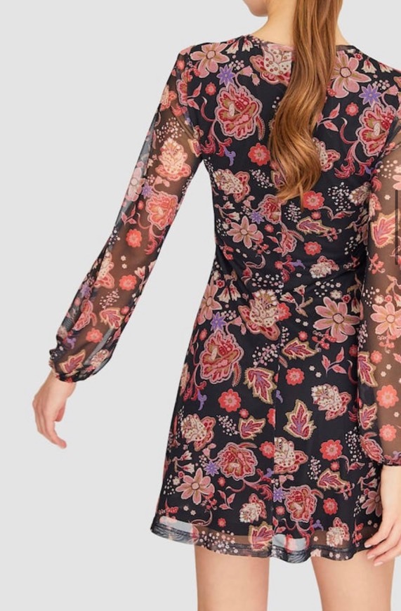 Products Stradivarius vestido mini de tule com flores