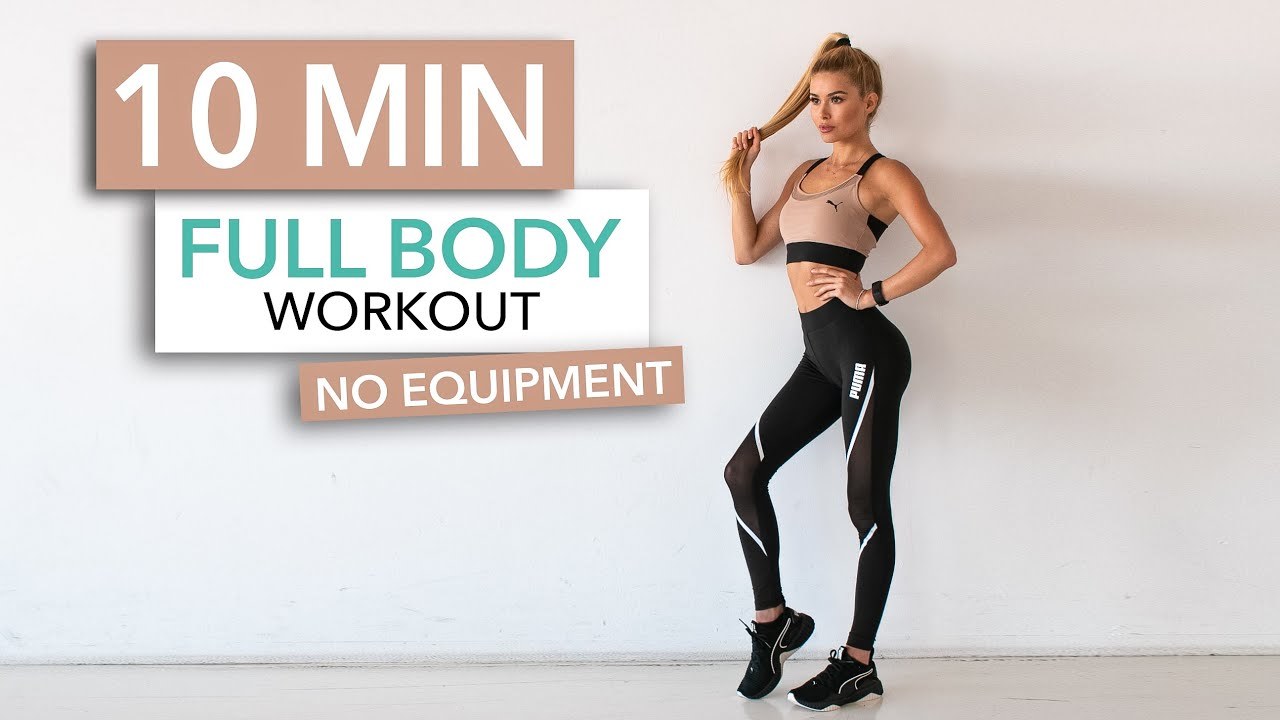 Moda 10 MIN FULL BODY WORKOUT // No Equipment - YouTube