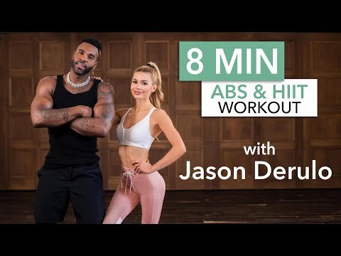 Moda 8 MIN AB & HIIT WORKOUT with Jason Derulo / No Equipment ...