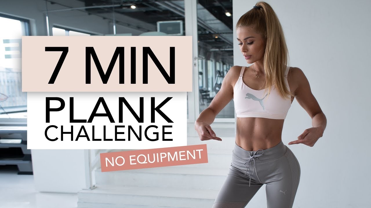 Fashion 7 MIN PLANK CHALLENGE / No Equipment | Pamela Reif - YouTube