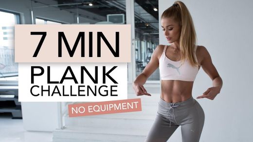 7 MIN PLANK CHALLENGE / No Equipment | Pamela Reif - YouTube