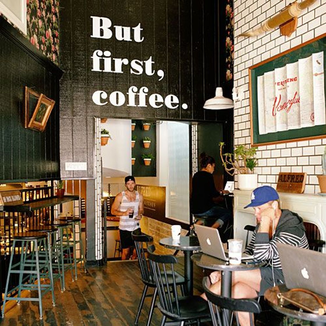 Restaurants Alfred Coffee Melrose Place