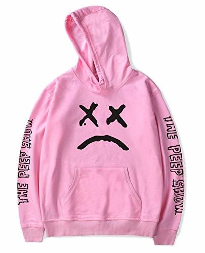 Moda ShallGood Unisex Sudadera con Capucha 2018 Lil Peep Rapper Harajuku Hip Hop