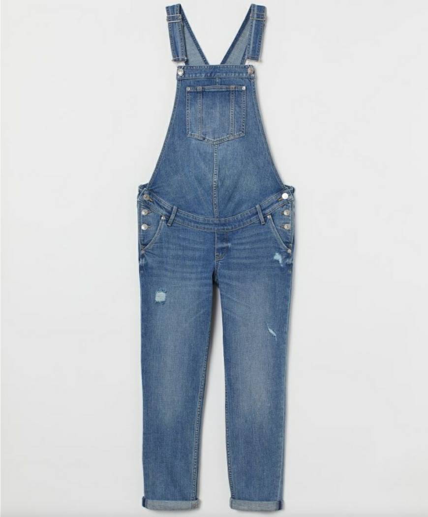 Mama jardineiras de ganga