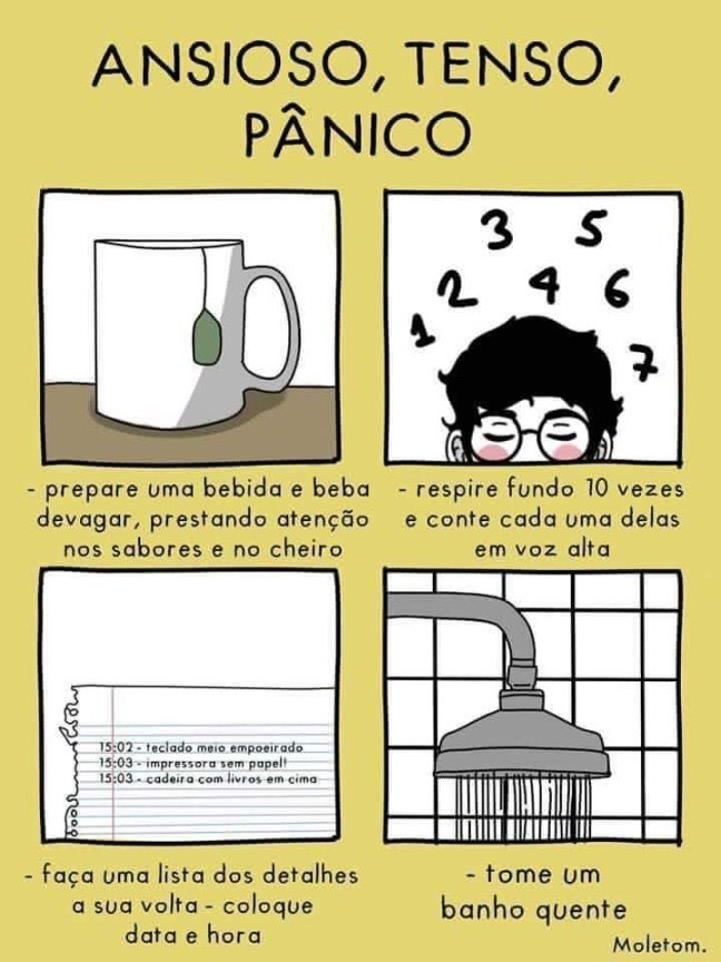 Social O que fazer quando estás Ansioso, Tenso ou em Pânico?
