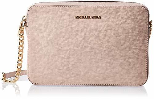 Michael Kors - Jet Set Large Crossbody, Bolsos bandolera Mujer, Negro