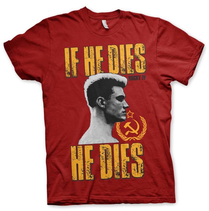 Moda Rocky IV Drago T-shirt