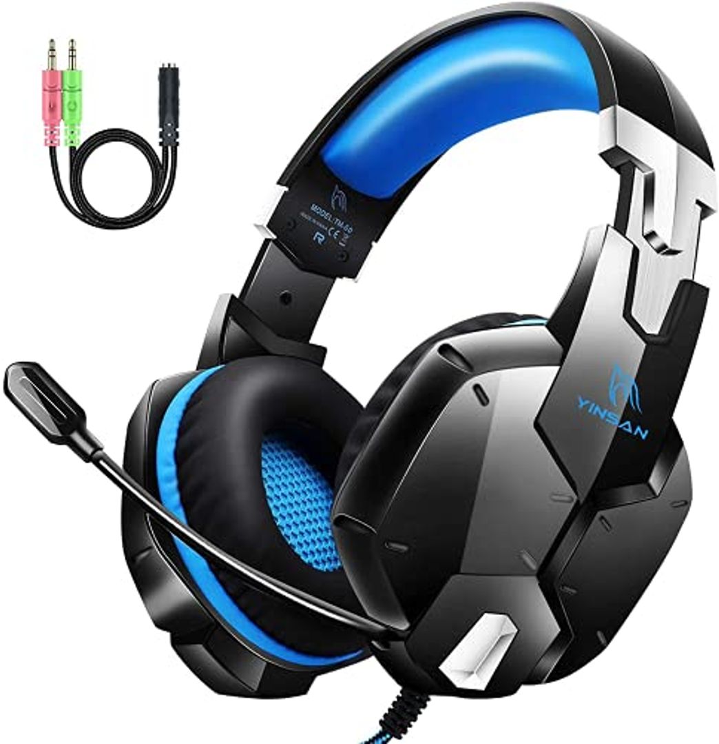 Producto Auriculares Gaming PS4, Cascos Gaming con Micrófono, 3D Sonido y Reducción de