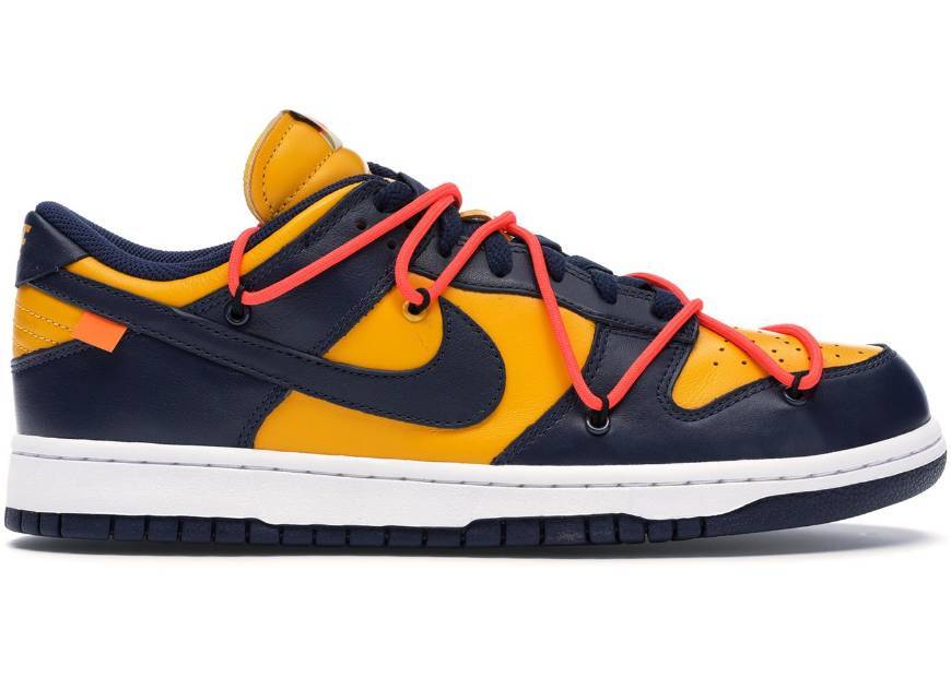 Moda Nike / Off white university gold midnight navy. 